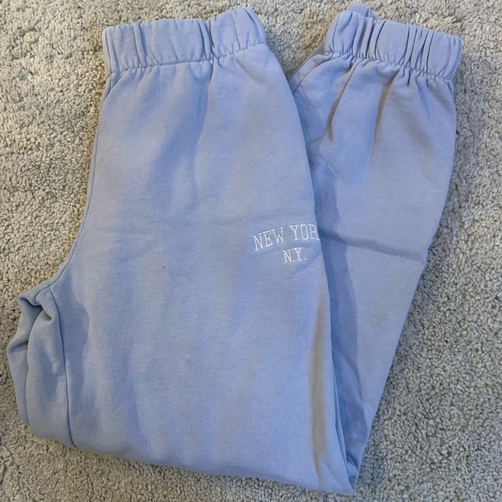 Light Blue “New York” Sweatpants